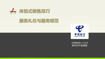 電信營業廳手機體驗式銷售技巧與服務規范